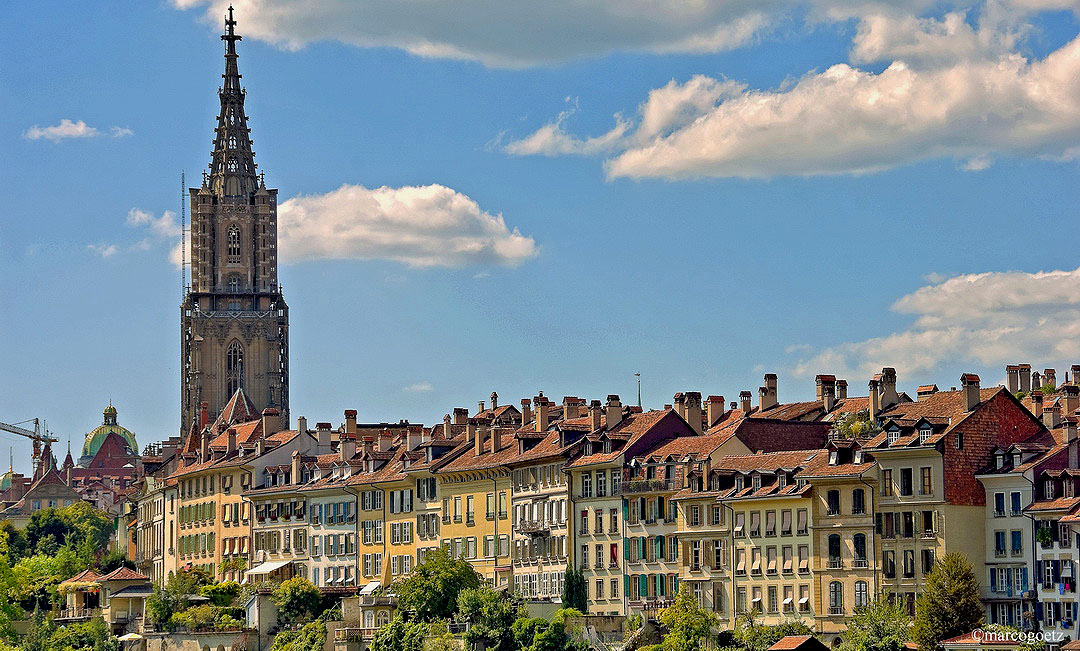 ALTSTADT MIT MUENSTER BERN SWITZERLAND