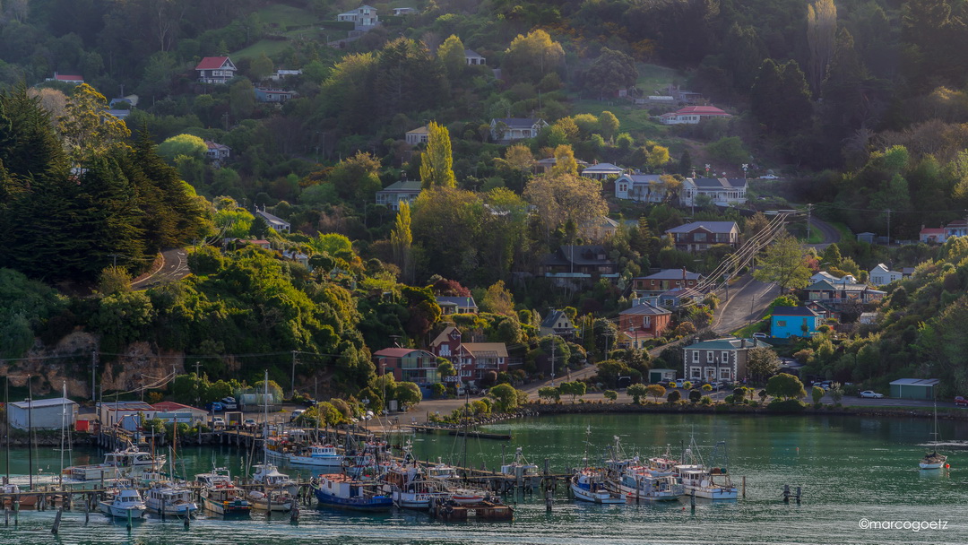 CAREYS BAY WHARF PORT CHALMERS NEW ZEALAND