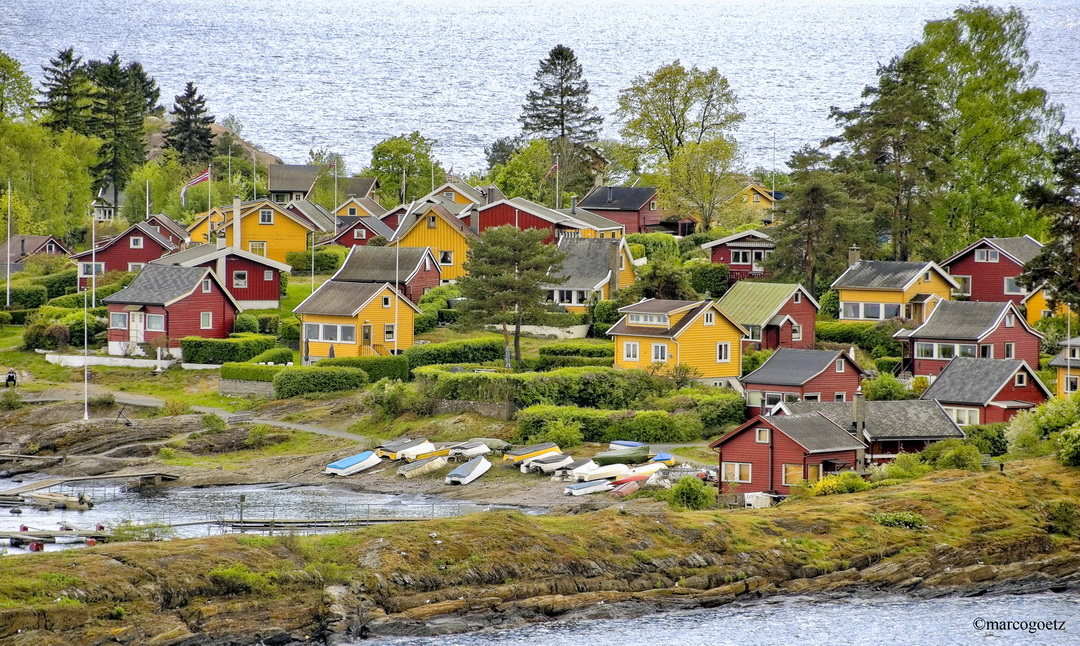 CHARMANTE HAEUSER OSLO NORWEGEN